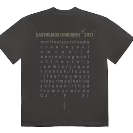 Travis Scott Cactus Jack For Fragment Create T-shirt