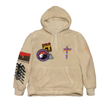 Travis Scott Cactus Trails Half-Zip Sherpa Hoodie