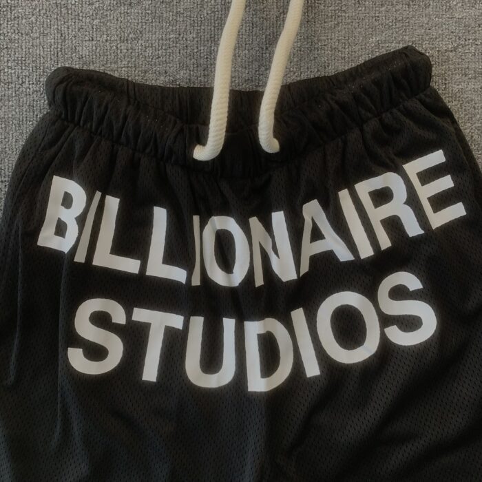 Travis Scott Billionaire Studios Black Shorts