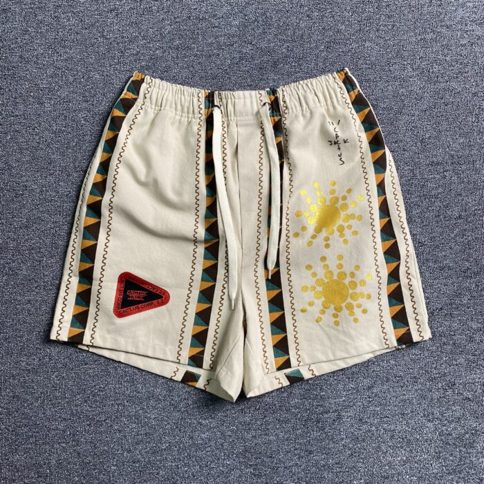 Travis Scott Cactus Jack Sun Starburst Shorts