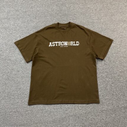 Travis Scott Cactus Jack x Astroworld Brown T-shirt