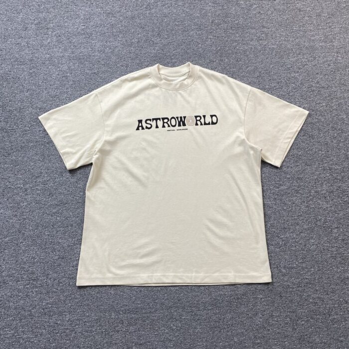 Travis Scott Cactus Jack x Astroworld Cream T-shirt