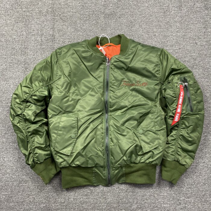 Travis Scott Rodeo Bomber Green Jacket