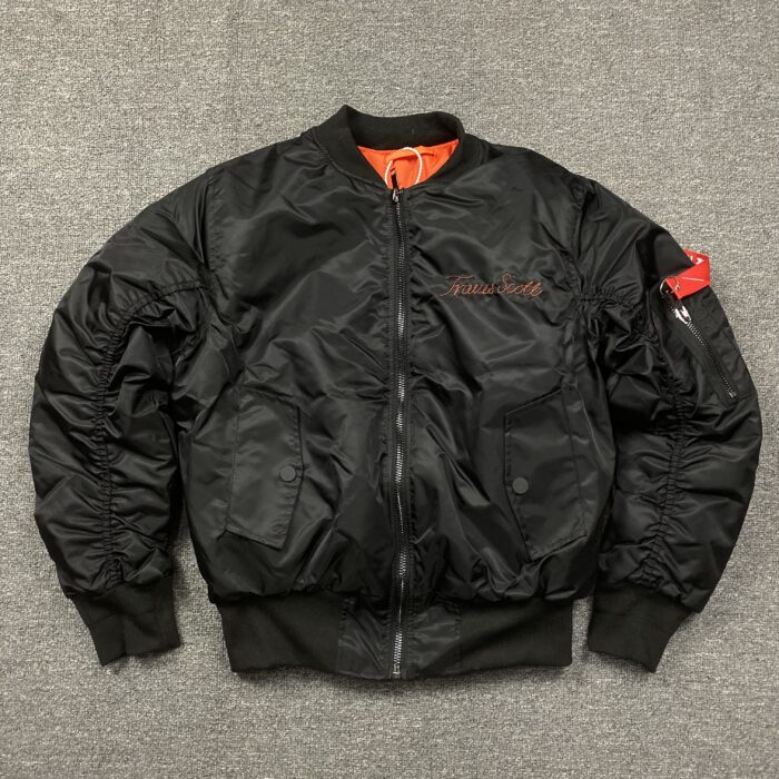 Travis Scott Rodeo Bomber Black Jacket